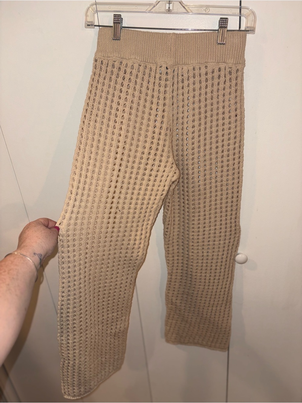 Free People Beach Crochet Pants Swim Cover Up Size XS - Picture 2 of 4